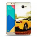 Дизайнерский силиконовый чехол для Samsung Galaxy A9 Ferrari