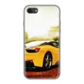 Дизайнерский силиконовый чехол для Iphone 7 Ferrari