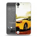 Дизайнерский пластиковый чехол для HTC Desire 530 Ferrari