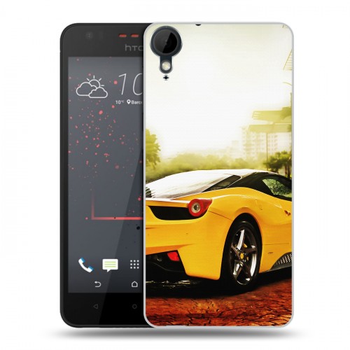 Дизайнерский пластиковый чехол для HTC Desire 825 Ferrari