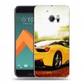 Дизайнерский пластиковый чехол для HTC 10 Ferrari