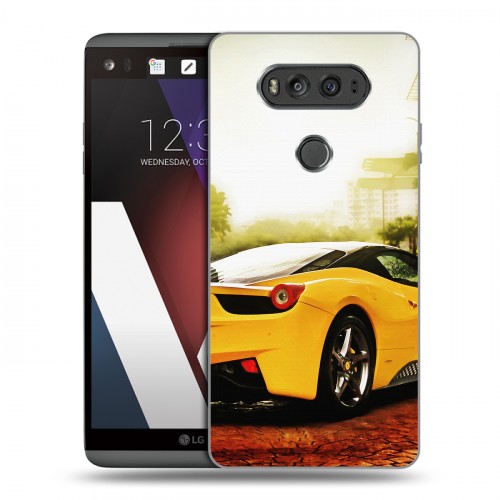 Дизайнерский пластиковый чехол для LG V20 Ferrari