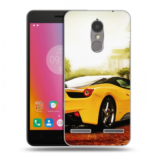 Дизайнерский пластиковый чехол для Lenovo K6 Ferrari