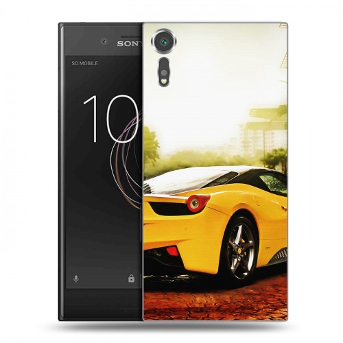 Дизайнерский пластиковый чехол для Sony Xperia XZs Ferrari