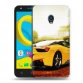 Дизайнерский пластиковый чехол для Alcatel U5 Ferrari