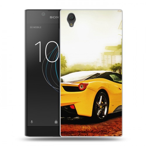 Дизайнерский пластиковый чехол для Sony Xperia L1 Ferrari