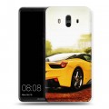 Дизайнерский пластиковый чехол для Huawei Mate 10 Ferrari