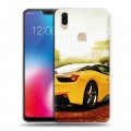 Дизайнерский пластиковый чехол для Vivo V9 Ferrari