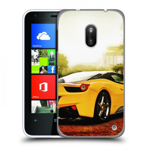 Дизайнерский пластиковый чехол для Nokia Lumia 620 Ferrari