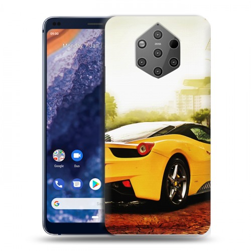 Дизайнерский силиконовый чехол для Nokia 9 PureView Ferrari