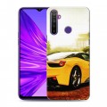 Дизайнерский силиконовый чехол для Realme 5 Ferrari