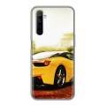 Дизайнерский силиконовый чехол для Realme 6 Ferrari