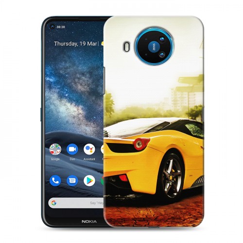 Дизайнерский силиконовый чехол для Nokia 8.3 Ferrari