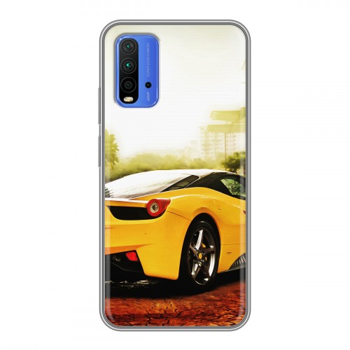 Дизайнерский силиконовый чехол для Xiaomi RedMi 9T Ferrari