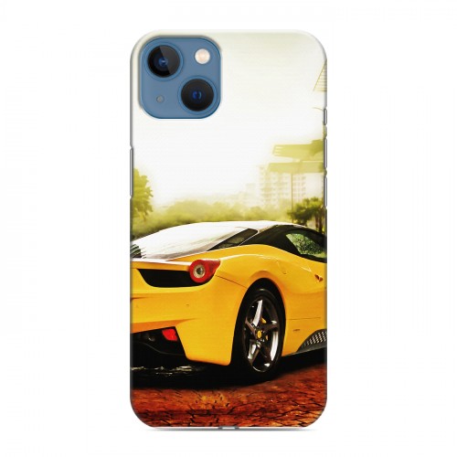 Дизайнерский силиконовый чехол для Iphone 13 Ferrari