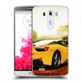 Дизайнерский пластиковый чехол для LG G3 (Dual-LTE) Ferrari