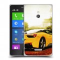 Дизайнерский силиконовый чехол для Nokia XL Ferrari