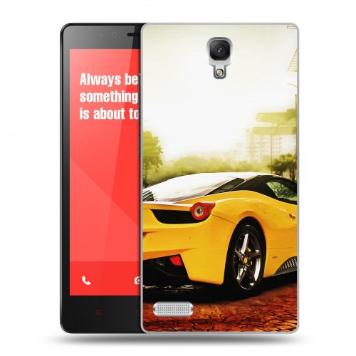 Дизайнерский силиконовый чехол для Xiaomi RedMi Note Ferrari