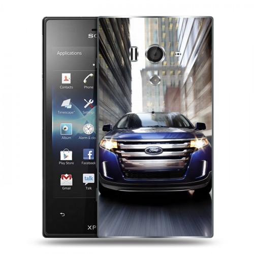 Дизайнерский пластиковый чехол для Sony Xperia acro S Ford