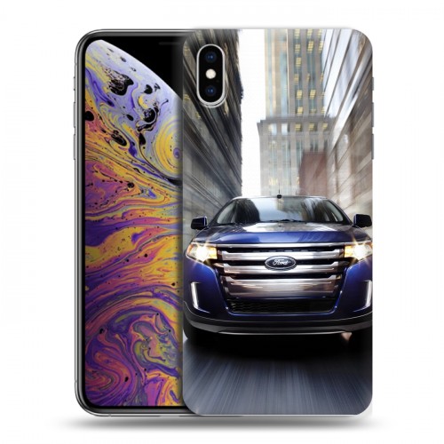 Дизайнерский силиконовый чехол для Iphone Xs Max Ford