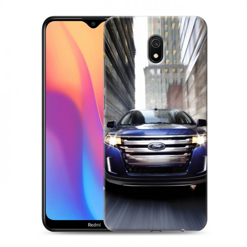 Дизайнерский силиконовый с усиленными углами чехол для Xiaomi RedMi 8A Ford