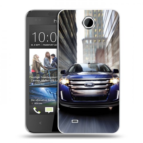 Дизайнерский пластиковый чехол для HTC Desire 300 Ford