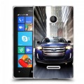 Дизайнерский пластиковый чехол для Microsoft Lumia 435 Ford