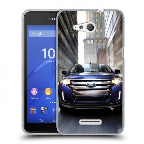 Дизайнерский пластиковый чехол для Sony Xperia E4g Ford