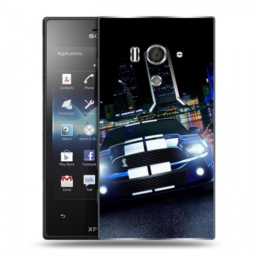 Дизайнерский пластиковый чехол для Sony Xperia acro S Ford