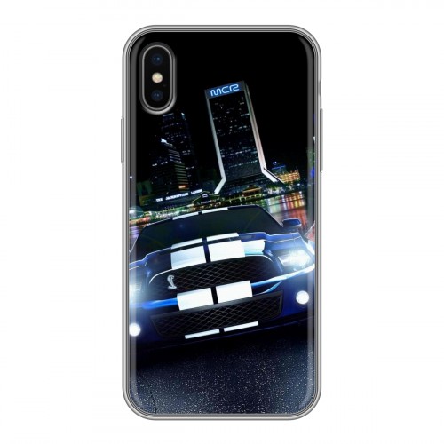 Дизайнерский силиконовый чехол для Iphone x10 Ford