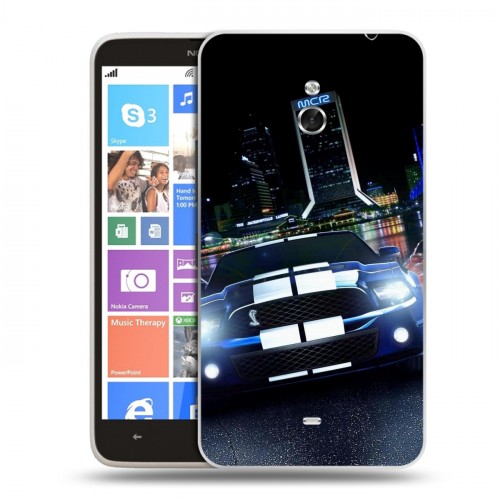 Дизайнерский пластиковый чехол для Nokia Lumia 1320 Ford