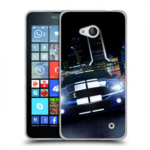 Дизайнерский пластиковый чехол для Microsoft Lumia 640 Ford