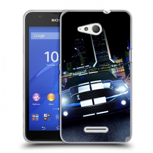 Дизайнерский пластиковый чехол для Sony Xperia E4g Ford