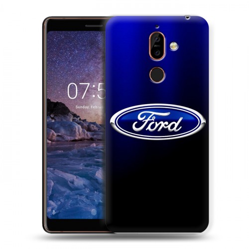 Дизайнерский пластиковый чехол для Nokia 7 Plus Ford