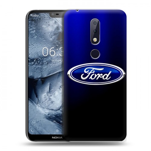 Дизайнерский пластиковый чехол для Nokia 6.1 Plus Ford