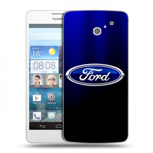 Дизайнерский пластиковый чехол для Huawei Ascend D2 Ford