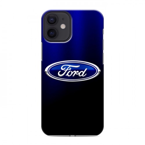 Дизайнерский силиконовый с усиленными углами чехол для Iphone 12 Mini Ford