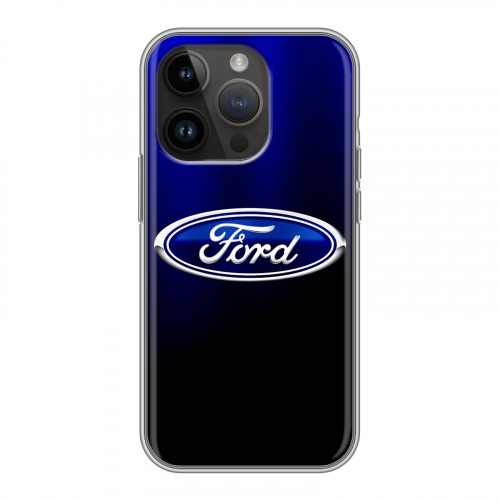 Дизайнерский силиконовый чехол для Iphone 14 Pro Ford