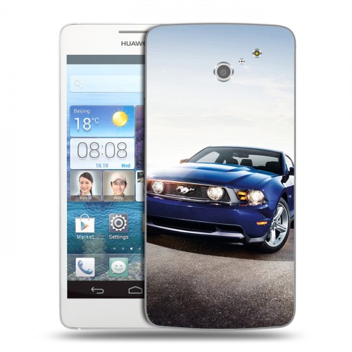 Дизайнерский пластиковый чехол для Huawei Ascend D2 Ford