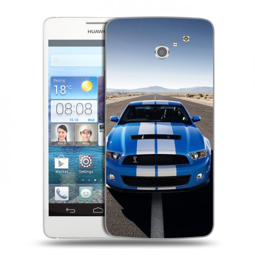 Дизайнерский пластиковый чехол для Huawei Ascend D2 Ford