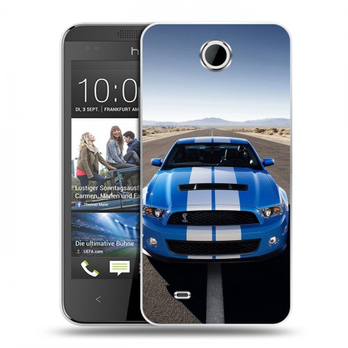 Дизайнерский пластиковый чехол для HTC Desire 300 Ford