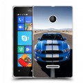 Дизайнерский пластиковый чехол для Microsoft Lumia 435 Ford