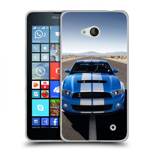 Дизайнерский пластиковый чехол для Microsoft Lumia 640 Ford