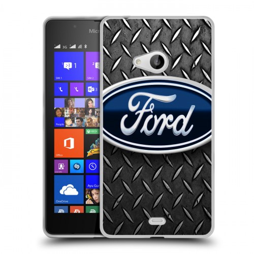 Дизайнерский пластиковый чехол для Microsoft Lumia 540 Ford