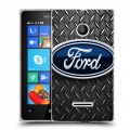 Дизайнерский пластиковый чехол для Microsoft Lumia 435 Ford