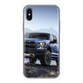 Дизайнерский силиконовый чехол для Iphone x10 Ford