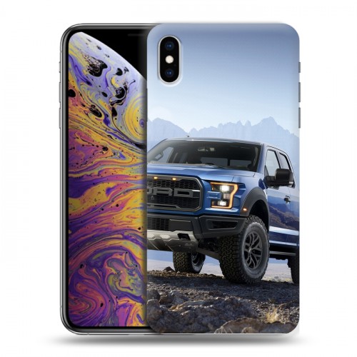 Дизайнерский силиконовый чехол для Iphone Xs Max Ford