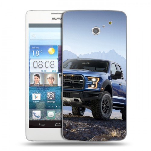 Дизайнерский пластиковый чехол для Huawei Ascend D2 Ford