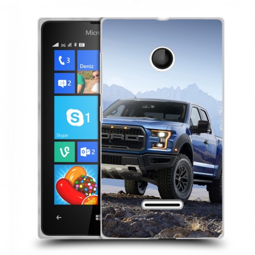 Дизайнерский пластиковый чехол для Microsoft Lumia 435 Ford