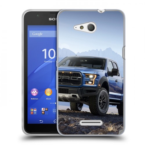 Дизайнерский пластиковый чехол для Sony Xperia E4g Ford